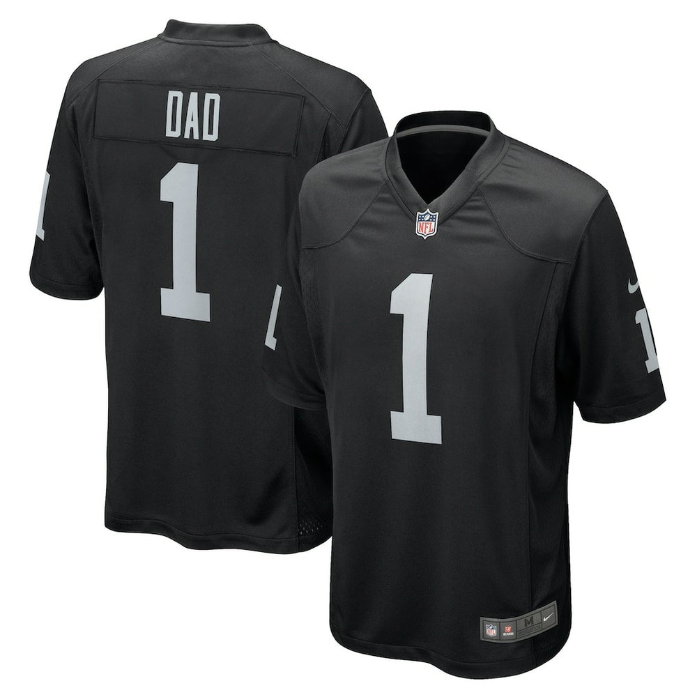Las Vegas Raiders Number 1 Dad Game Jersey | NFL Sale