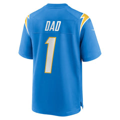 Los Angeles Chargers Number 1 Dad Game Jersey | NFL Discount