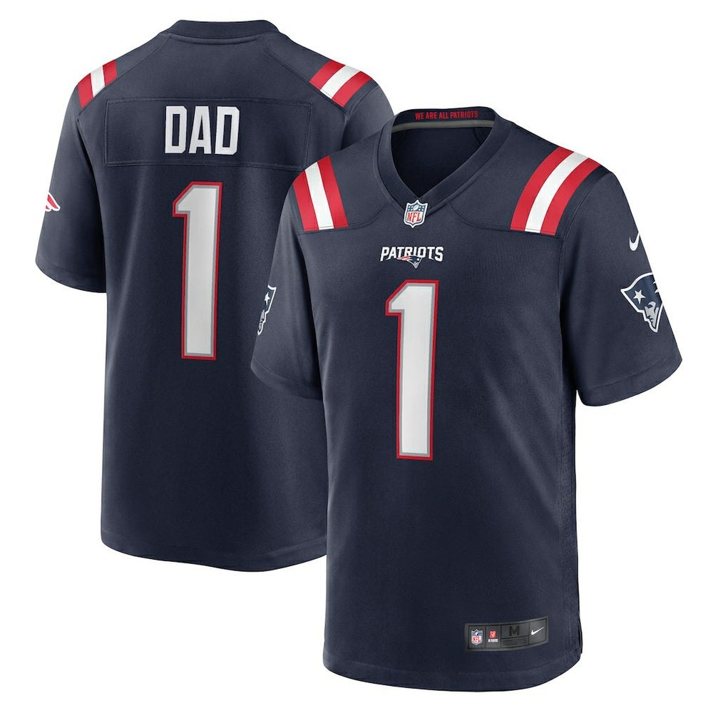 New England Patriots Number 1 Dad Game Jersey | NFL On sale