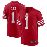 San Francisco 49ers Number 1 Dad Game Jersey | NFL Hot