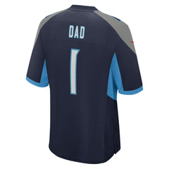 Tennessee Titans Number 1 Dad Game Jersey | NFL Outlet