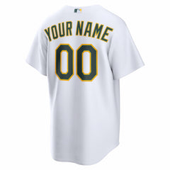 Athletics Nike Home Replica Custom Jersey - MLB Jerseys