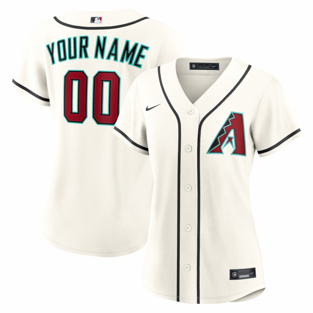 Arizona Diamondbacks Nike Women's Home Replica Custom Jersey - MLB Jerseys