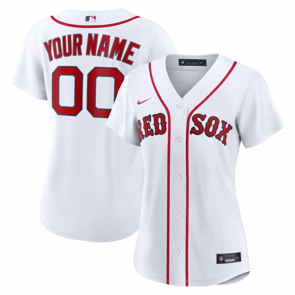 Boston Red Sox Nike Women's Home Replica Custom Jersey - MLB Jerseys