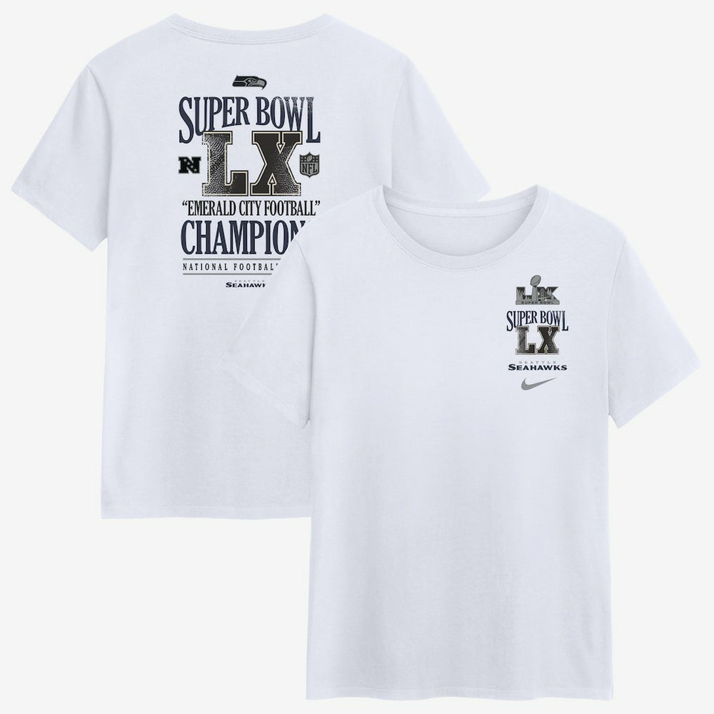 Seattle Seahawks Women's Super Bowl LX Champions Long Ball T-Shirt | NFL Online