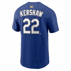 Clayton Kershaw Los Angeles Dodgers Nike 2026 Gold Collection Name & Number T-Shirt - MLB T-shirts