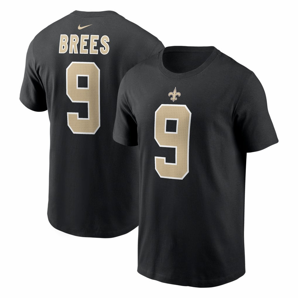 New Orleans Saints Drew Brees Retired Player Name & Number T-Shirt | NFL New