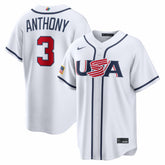 Roman Anthony USA Baseball Nike 2026 World Baseball Classic Home Stadium Jersey - MLB Jerseys
