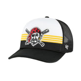 Pittsburgh Pirates '47 Lift Off Foam Front Mesh Trucker Adjustable Hat - MLB Hats