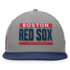 Boston Red Sox Fanatics Line Drive Two-Tone Snapback Hat - MLB Hats