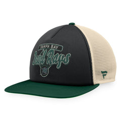Tampa Bay Rays Fanatics Cooperstown Collection Talley Foam Trucker Snapback Hat - MLB Hats