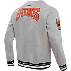 Heather Gray Phoenix Suns Pro Standard Crest Emblem Pullover Sweatshirt | NBA