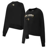 Black Orlando Magic Pro Standard Women's Glam Cropped Pullover Sweatshirt - Black cheap | NBA