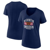 Washington Commanders Women's Americana V-Neck T-Shirt | NFL Discount
