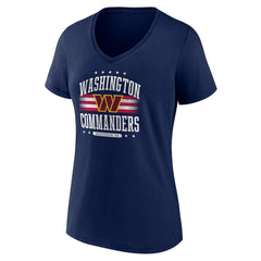 Washington Commanders Women's Americana V-Neck T-Shirt | NFL Discount