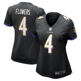 Baltimore Ravens Zay Flowers Women's Alternate Game Jersey | NFL Sale