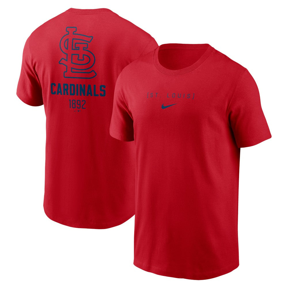 St. Louis Cardinals Nike Large Logo Back Stack T-Shirt - MLB T-shirts