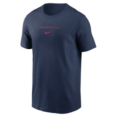Minnesota Twins Nike Large Logo Back Stack T-Shirt - MLB T-shirts