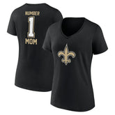 New Orleans Saints Women's Mother's Day V-Neck T-Shirt | NFL New