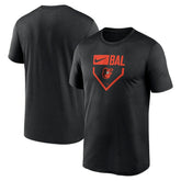 Baltimore Orioles Nike Home Plate Icon Legend Performance T-Shirt - MLB T-shirts