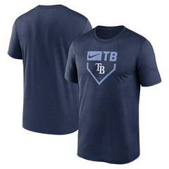 Tampa Bay Rays Nike Home Plate Icon Legend Performance T-Shirt - MLB T-shirts