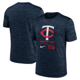 Minnesota Twins Nike Large Logo Velocity T-Shirt - MLB T-shirts