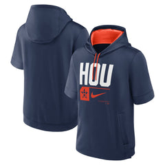 Houston Astros Nike Tri Code Lockup Short Sleeve Pullover Hoodie - MLB Hoodies