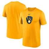 Milwaukee Brewers Nike Legend Fuse Large Logo Dri-FIT T-Shirt - MLB T-shirts