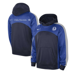 Navy/Blue Dallas Mavericks Authentic Starting Five Force Performance Pullover Hoodie sale | NBA