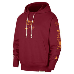 Red Miami Heat Authentic Performance Pullover Hoodie | NBA