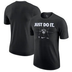 Black Brooklyn Nets Just Do It T-Shirt | NBA