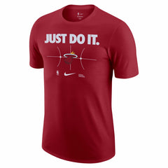 Red Miami Heat Just Do It T-Shirt | NBA