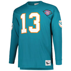 Miami Dolphins Dan Marino Big & Tall Cut & Sew Player Name & Number Long Sleeve T-Shirt | NFL On sale