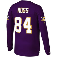 Minnesota Vikings Randy Moss Big & Tall Retired Player Name & Number Long Sleeve Top | NFL US