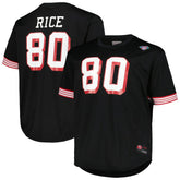 San Francisco 49ers Jerry Rice Big & Tall Mesh Player Name & Number Top | NFL Outlet