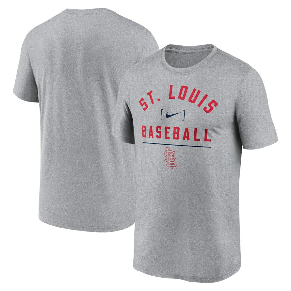 St. Louis Cardinals Nike Arch Baseball Stack Performance T-Shirt - MLB T-shirts