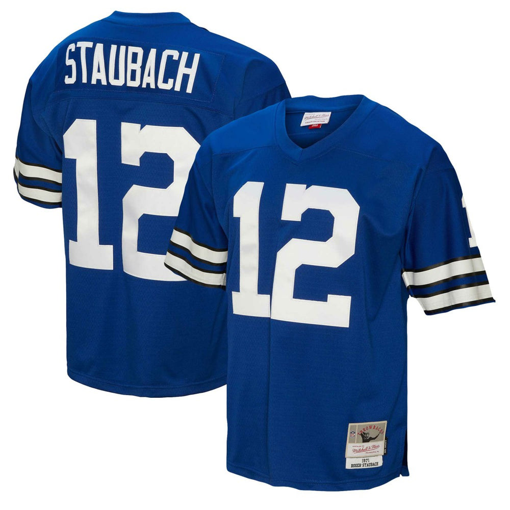 Dallas Cowboys Roger Staubach Big & Tall 1971 Legacy Retired Player Jersey | NFL Discount