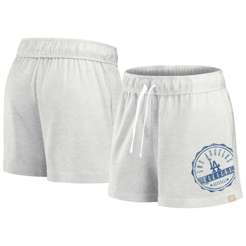 Los Angeles Dodgers Fanatics Women's Oversized Badge Lounge Shorts - MLB Shorts