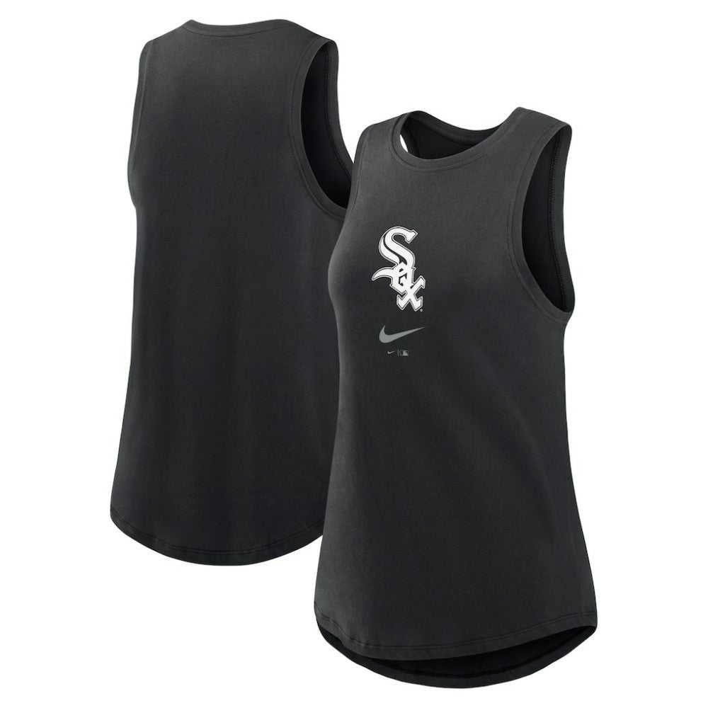 Chicago White Sox Nike Women's Legacy Icon High Neck Dri-FIT Tank Top - MLB Tanks