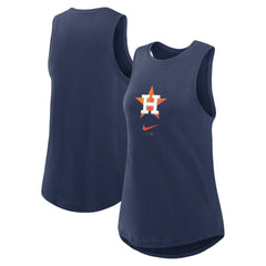 Houston Astros Nike Women's Legacy Icon High Neck Dri-FIT Tank Top - MLB Tanks