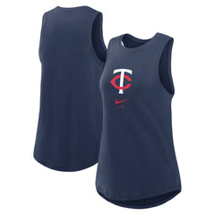 Minnesota Twins Nike Women's Legacy Icon High Neck Dri-FIT Tank Top - MLB Tanks