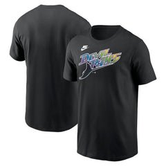 Tampa Bay Rays Nike Cooperstown Collection Wordmark T-Shirt - MLB T-shirts