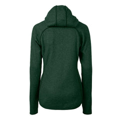 Philadelphia Eagles Cutter & Buck Women's Gridiron Classics Logo Mainsail Sweater-Knit Full-Zip Hoodie | NFL US