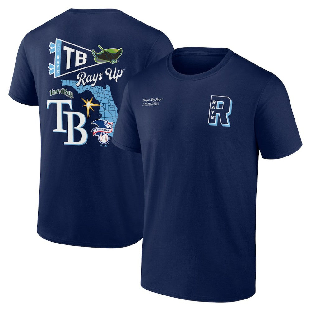 Tampa Bay Rays Fanatics Split Zone T-Shirt - MLB T-shirts