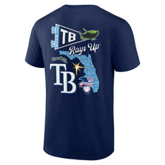 Tampa Bay Rays Fanatics Split Zone T-Shirt - MLB T-shirts