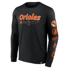 Baltimore Orioles Fanatics Strike the Goal Long Sleeve T-Shirt - MLB T-shirts