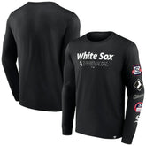 Chicago White Sox Fanatics Strike the Goal Long Sleeve T-Shirt - MLB T-shirts