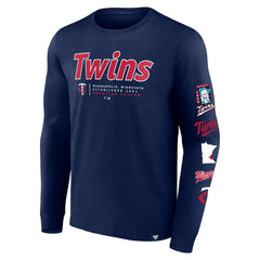 Minnesota Twins Fanatics Strike the Goal Long Sleeve T-Shirt - MLB T-shirts