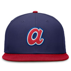Atlanta Braves Nike Rewind Cooperstown True Performance Fitted Hat - MLB Hats