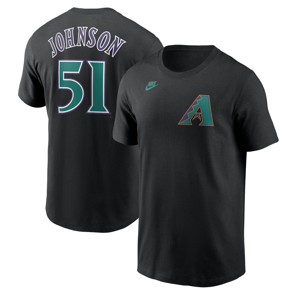 Randy Johnson Arizona Diamondbacks Nike Fuse Name & Number T-Shirt - MLB T-shirts